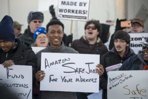 Amazon protest PR